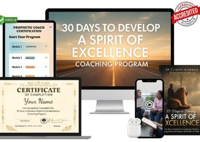 30 Days To Develop A Spirit Of Excellence: Your Step By Step Guide To Mastering Character, Competence, and Calling in the Professional World